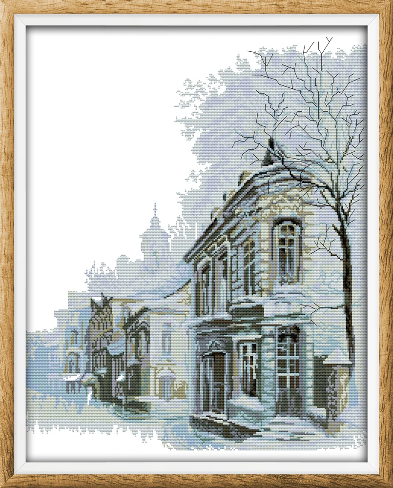 Winter morning cross stitch kit aida 14ct 11ct count printed canvas stitches embroidery DIY handmade needlework
Winter morning cross stitch kit aida 14ct 11ct count printed canvas stitches embroidery DIY handmade needlework