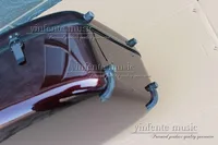 yinfente New 4/4 Size Cello Case Pure Carbon Fiber Strong Light Red Color With Wheel