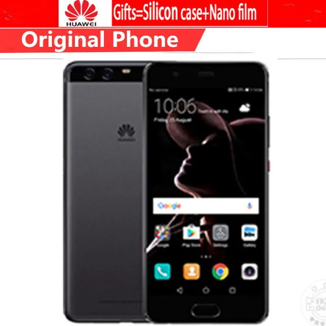 

Global Version HuaWei P10 VTR-L29 Cell Phone Kirin 960 Android 7.0 5.1" FHD 1920X1080 4GB RAM 64GB ROM 20.0MP Fingerprint NFC