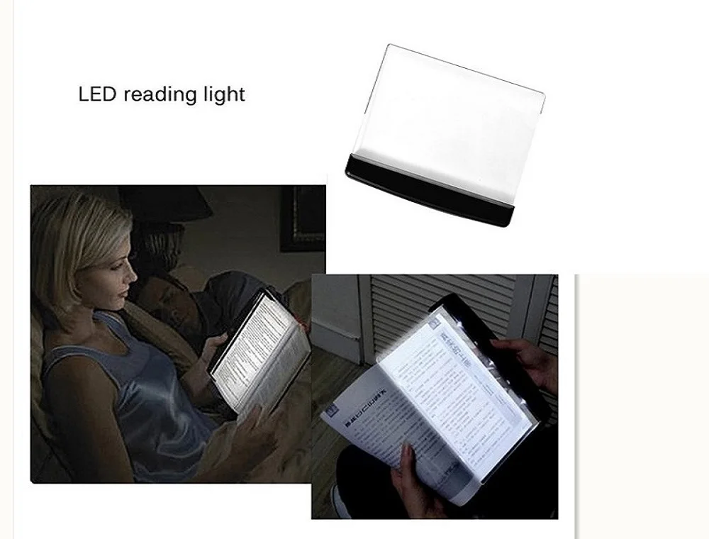 Adjustable Brightness LED Book Reading Light Plat Panel Kid Student Night Reading Light Eyes Protective Lamps Flat Reading Light
Adjustable Brightness LED Book Reading Light Plat Panel Kid Student Night Reading Light Eyes Protective Lamps Flat Reading Light