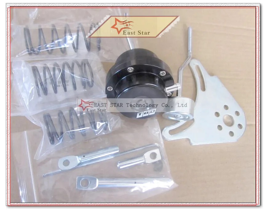 BEST Black with bracket Turbo Turbocharger Adjustable Wastegate Actuator Valve Spring pressure 0.4-0.7 bar 0.8-1.2bar 1.2-1.5bar