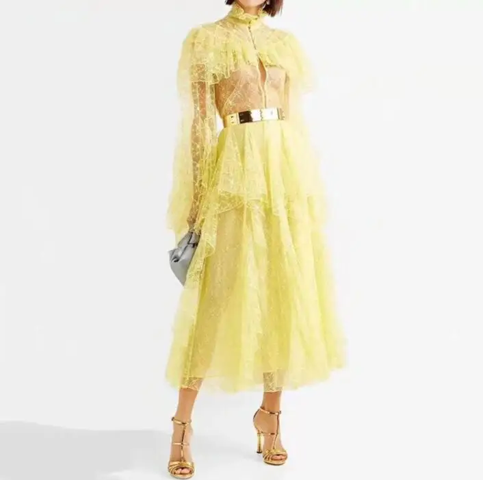 Party Suits Dress White Yellow Lace Elegant Celebrity Long Flare Sleeve Strand Fashion Pub Homecoming Party Summer Dresses
Party Suits Dress White Yellow Lace Elegant Celebrity Long Flare Sleeve Strand Fashion Pub Homecoming Party Summer Dresses