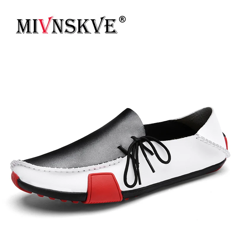 MIVNSKVE Men Leather Shoes Mens Loafers Summer Autumn Moccasins Mens Shoes Casual For Driving Sapato Masculino Big Size 38-46
MIVNSKVE Men Leather Shoes Mens Loafers Summer Autumn Moccasins Mens Shoes Casual For Driving Sapato Masculino Big Size 38-46