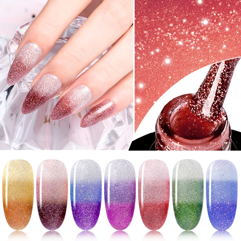 Mtssii 8ML Thermal Color Changing Nail Gel Polish 3-layers Thermal Soak Off UV LED Gel Lacquer DIY Manicure Gel Lacquer
Mtssii 8ML Thermal Color Changing Nail Gel Polish 3-layers Thermal Soak Off UV LED Gel Lacquer DIY Manicure Gel Lacquer