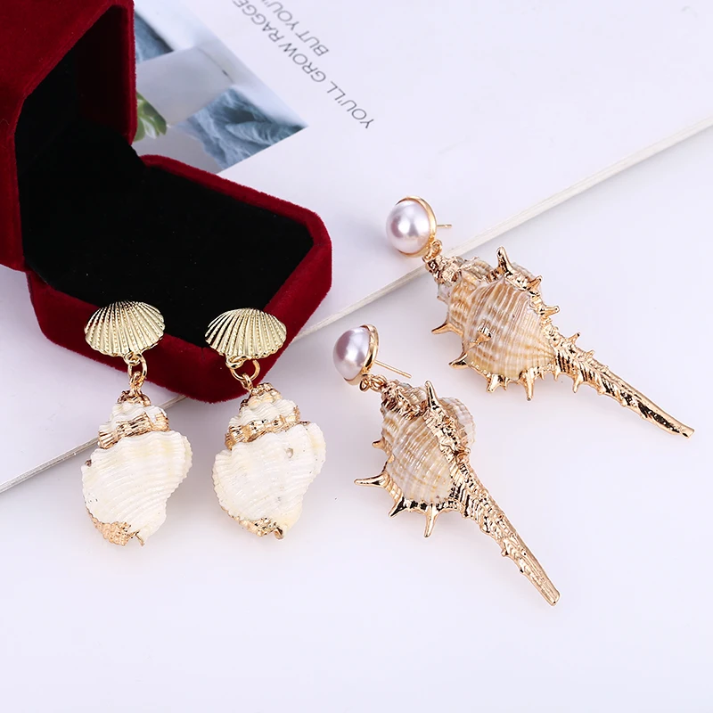 Sea Conch Shell Drop Earrings For Women New Big Circle Fresh Shell Dangle Earring 2019 Fashion Female BOHO Jewelry Gifts
Sea Conch Shell Drop Earrings For Women New Big Circle Fresh Shell Dangle Earring 2019 Fashion Female BOHO Jewelry Gifts