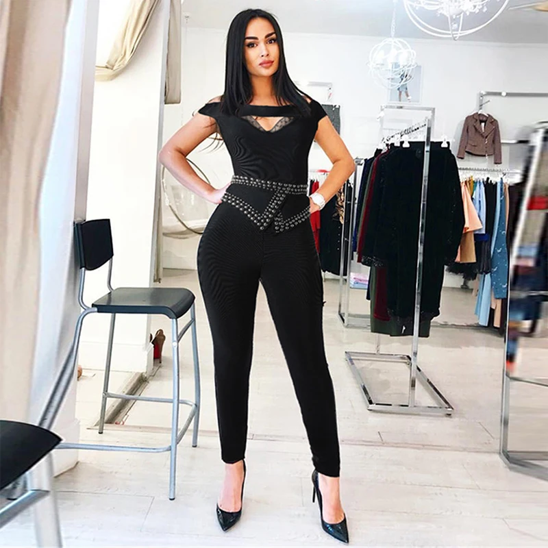 Black Rompers Women Jumpsuit Backless Ladies Overalls Hollow Out Elegant Sexy Backless Sleeveless Evening Party Night Club
Black Rompers Women Jumpsuit Backless Ladies Overalls Hollow Out Elegant Sexy Backless Sleeveless Evening Party Night Club