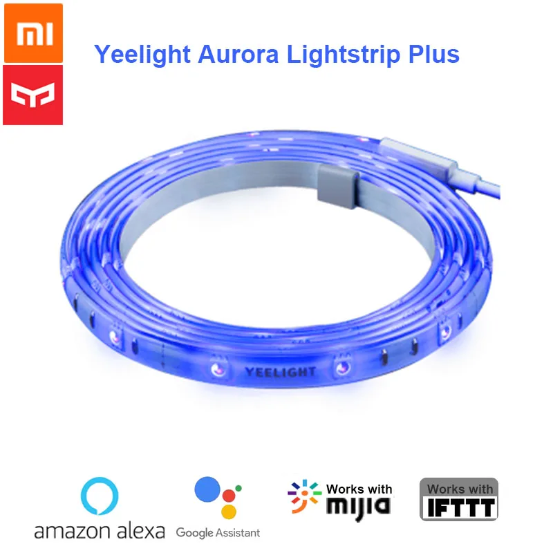 Original Xiaomi Yeelight Smart Light Strip Plus LED Light Band Remote Control by Smart Home APP Extendable Support Stitching
Original Xiaomi Yeelight Smart Light Strip Plus LED Light Band Remote Control by Smart Home APP Extendable Support Stitching