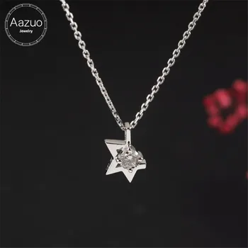 Aazuo 100% 18K White Gold Real Diamonds Classic Lovely Star Free Pendent Necklace gifted for Women Wedding Link Chain Au750
Aazuo 100% 18K White Gold Real Diamonds Classic Lovely Star Free Pendent Necklace gifted for Women Wedding Link Chain Au750