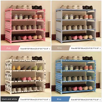 Shoes Rack Organizer Shelf 4-Tier Shoe Tower Shelf Storage Cabinet Nonwoven Shelf
Shoes Rack Organizer Shelf 4-Tier Shoe Tower Shelf Storage Cabinet Nonwoven Shelf