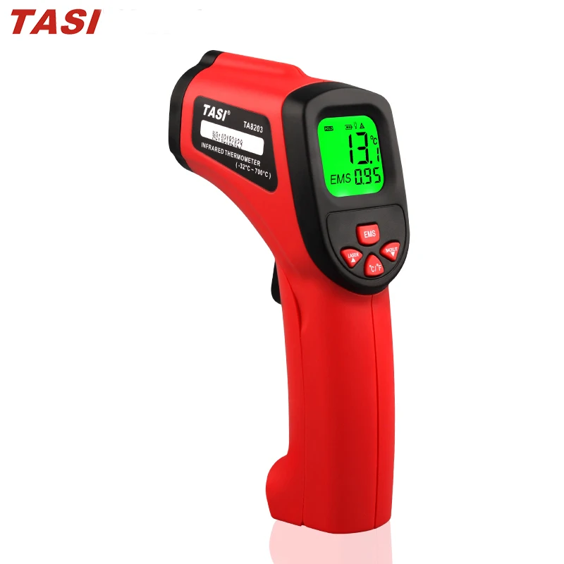 High precision Non-Contact Laser LCD Display IR Infrared Digital C/F Selection Surface Temperature Infrared Thermometer
High precision Non-Contact Laser LCD Display IR Infrared Digital C/F Selection Surface Temperature Infrared Thermometer