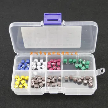 8 specifications 6mm 5/10/30/60/120P Adjustable / Trimmer Capacitor Variable Capacitor Kit, 80pcs
8 specifications 6mm 5/10/30/60/120P Adjustable / Trimmer Capacitor Variable Capacitor Kit, 80pcs