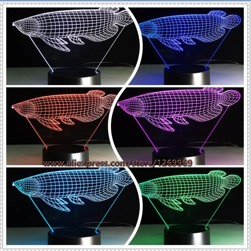 3D novelty Bulb Desk Table lampara Simulation Fish LED Night Light Arowana Decor Colorful Novelty Lighting Child Baby Toy Gift
3D novelty Bulb Desk Table lampara Simulation Fish LED Night Light Arowana Decor Colorful Novelty Lighting Child Baby Toy Gift