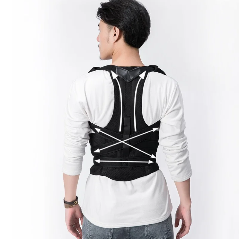Adjustable Back Posture Corrector Spine Back Shoulder Lumbar Brace Support Belt Posture Correction Prevents Slouching
Adjustable Back Posture Corrector Spine Back Shoulder Lumbar Brace Support Belt Posture Correction Prevents Slouching