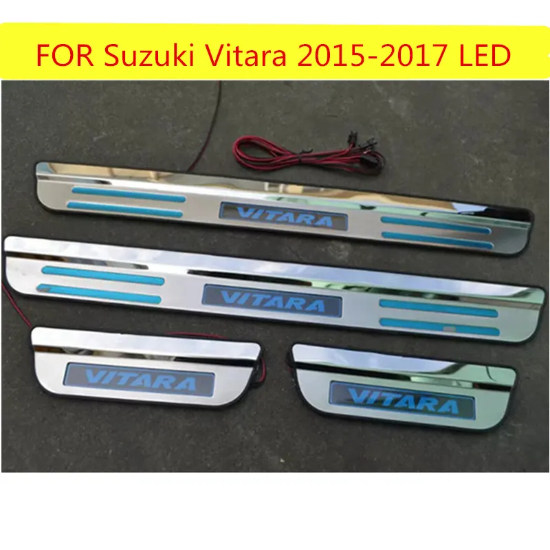 FOR Suzuki Vitara 2015-2017 LED Welcome Pedal Scuff Plate Door Sill Cover car styling auto accessories
FOR Suzuki Vitara 2015-2017 LED Welcome Pedal Scuff Plate Door Sill Cover car styling auto accessories