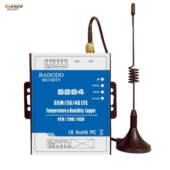 GSM SMS 2G 3G 4G Temperature Humidity Monitoring Data Logger Remote control alert switch S264 real-time monitoring Warehouse
GSM SMS 2G 3G 4G Temperature Humidity Monitoring Data Logger Remote control alert switch S264 real-time monitoring Warehouse