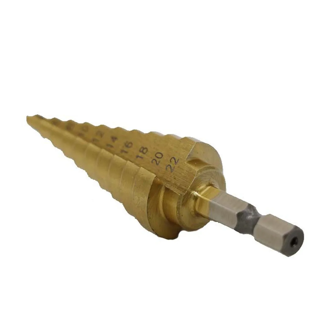 1pcs 4-22MM HSS 4241 Hex Titanium Cone Drill Bit Hole Cutter For Sheet High Speed Steel Woodworking Wood Metal Drilling
1pcs 4-22MM HSS 4241 Hex Titanium Cone Drill Bit Hole Cutter For Sheet High Speed Steel Woodworking Wood Metal Drilling