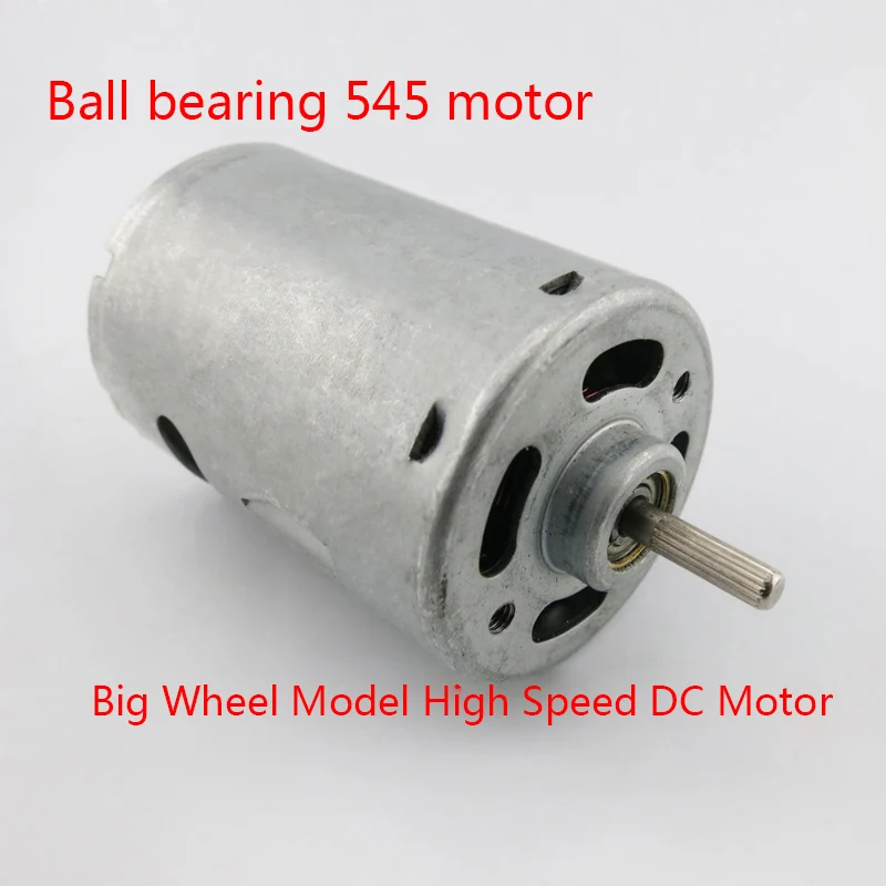 Ball Bearing 545 Motor, Big Wheel Model High Speed DC Motor, DIY Model Toy Car Retrofit Parts
Ball Bearing 545 Motor, Big Wheel Model High Speed DC Motor, DIY Model Toy Car Retrofit Parts