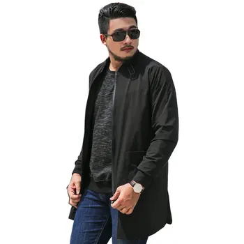 2018 Autumn new trend Men's Windbreaker Men's Solid color collar Windbreaker Large size Black Casual jacket Size XL-5XL 6XL
2018 Autumn new trend Men's Windbreaker Men's Solid color collar Windbreaker Large size Black Casual jacket Size XL-5XL 6XL