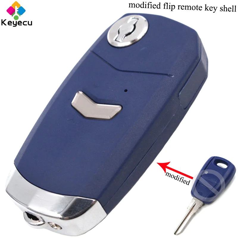 KEYECU Replacement Modified Flip/ Folding Remote Control Car Key Shell Case With 1 Button & Uncut GT15R Blade - FOB for Fiat
KEYECU Replacement Modified Flip/ Folding Remote Control Car Key Shell Case With 1 Button & Uncut GT15R Blade - FOB for Fiat