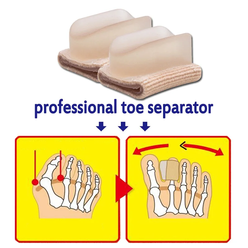 Mrosaa Women Men 2 Piece Nylon Toe Separators Bunion Relief Toe Spacer Set Fabrigrip Toe Protectors Toe Separation Orthosis
Mrosaa Women Men 2 Piece Nylon Toe Separators Bunion Relief Toe Spacer Set Fabrigrip Toe Protectors Toe Separation Orthosis