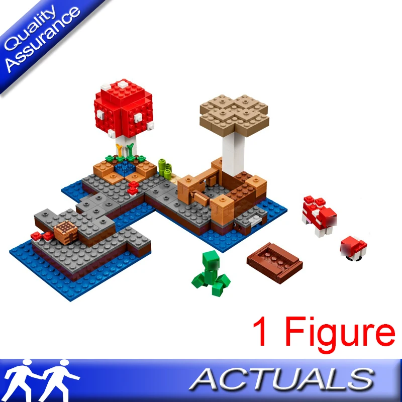 18023 Compatible with Lego 21129 Minecrafted My World The Mushroom Island Adventure Cube World Building Blocks Toy Bricks
18023 Compatible with Lego 21129 Minecrafted My World The Mushroom Island Adventure Cube World Building Blocks Toy Bricks