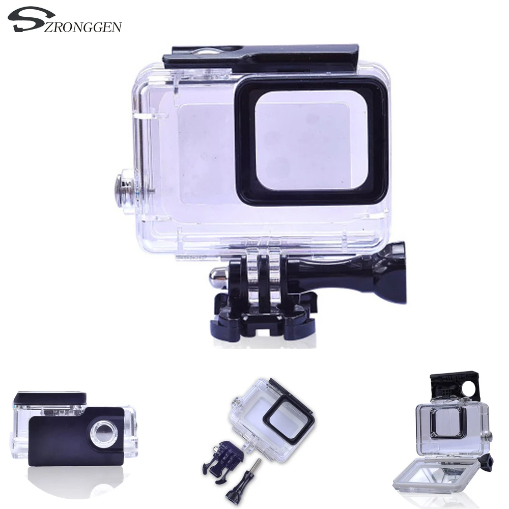 45M Underwater Diving Waterproof Case For Gopro Hero 6 5 Accessories Waterproof Protection Housing Case Diving Protective
45M Underwater Diving Waterproof Case For Gopro Hero 6 5 Accessories Waterproof Protection Housing Case Diving Protective