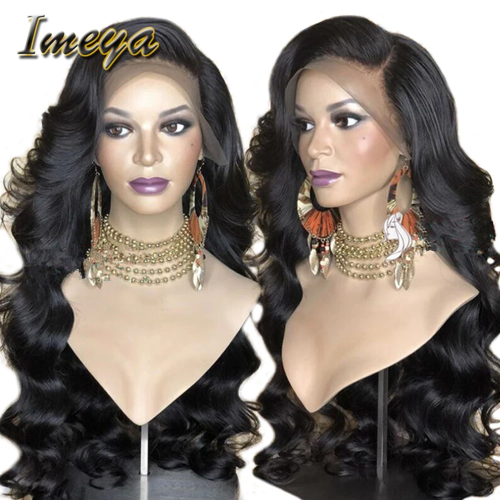 FANXITON Synthetic Lace Front Wig For Women Black Body Wave Long Wig Glueless Hair Wigs With Bangs Side Part
FANXITON Synthetic Lace Front Wig For Women Black Body Wave Long Wig Glueless Hair Wigs With Bangs Side Part