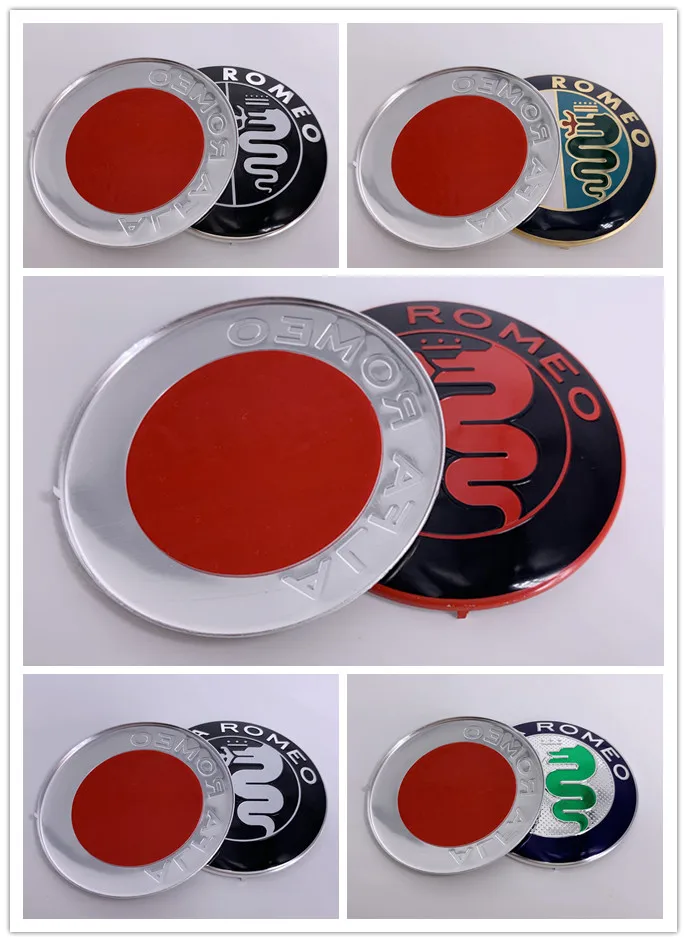 74mm Black white ALFA ROMEO Car Logo for Mito 147 156 159 166 Giulietta Spider GT emblem Badge sticker 10pcs/lot Free shipping
74mm Black white ALFA ROMEO Car Logo for Mito 147 156 159 166 Giulietta Spider GT emblem Badge sticker 10pcs/lot Free shipping