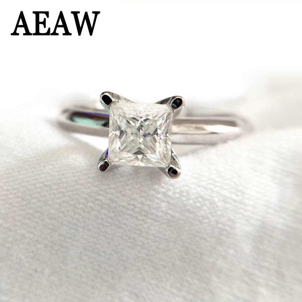 1.5 Carat 6.5mm Pure 14k 585 White Gold Princess Cut Certified Moissanite Engagement Ring Solitaire Ring For Woman
1.5 Carat 6.5mm Pure 14k 585 White Gold Princess Cut Certified Moissanite Engagement Ring Solitaire Ring For Woman