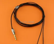 diy upgrade Bass stereo headphone wire fever UE silver plated single crystal copper Fully compatible High transmission