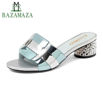 ZALAVOR Women High Heel Sandals Open Toe Slip On Mixed Color Quality Female Sandals Fashion Elegant Dress Footwear Size 33-40
ZALAVOR Women High Heel Sandals Open Toe Slip On Mixed Color Quality Female Sandals Fashion Elegant Dress Footwear Size 33-40
