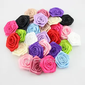 20pcs/lot 1.8" 12Colors Newborn Handmade Lovely Mini Satin Ribbon Rolled Fabric Artificial Flowers For Wedding Decoration
20pcs/lot 1.8" 12Colors Newborn Handmade Lovely Mini Satin Ribbon Rolled Fabric Artificial Flowers For Wedding Decoration