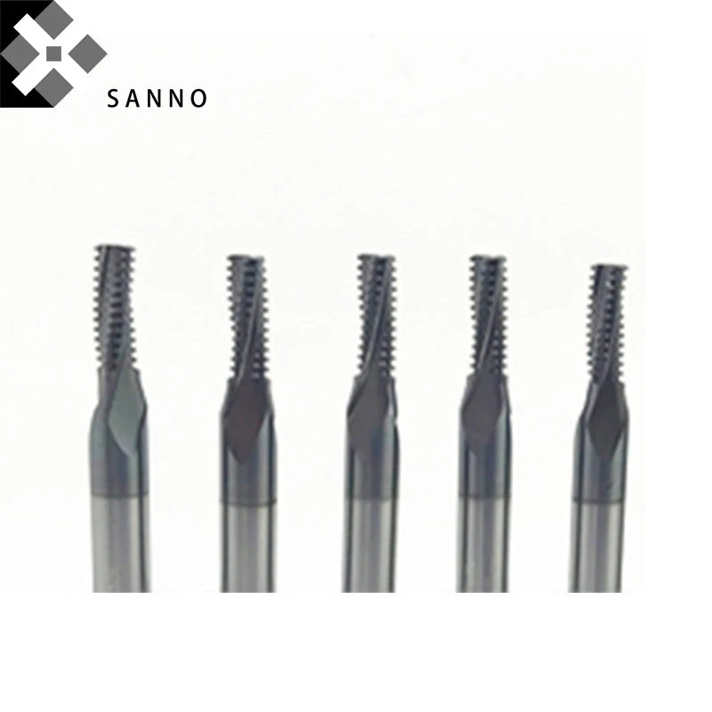 High quality tungsten steel cnc end mills M9 x 0.75 straight shank internal external thread milling cutter full tooth mills
High quality tungsten steel cnc end mills M9 x 0.75 straight shank internal external thread milling cutter full tooth mills