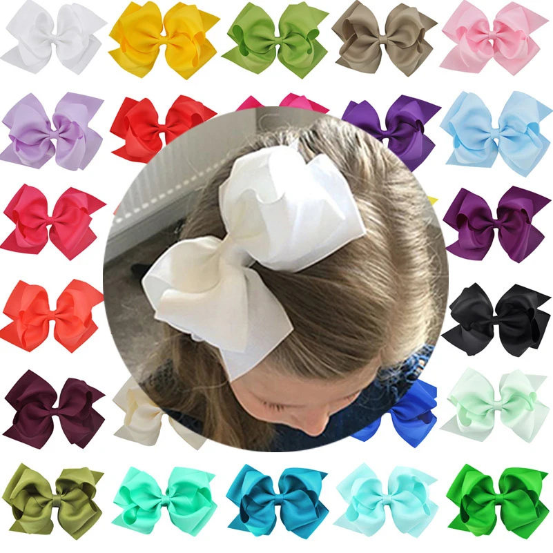 6" Children Big Double Layers Solid Grosgrain Ribbon Hair Bows Hair Clip For Girls Hair Accessories 20 Color Hairgrips Wholesale
6" Children Big Double Layers Solid Grosgrain Ribbon Hair Bows Hair Clip For Girls Hair Accessories 20 Color Hairgrips Wholesale