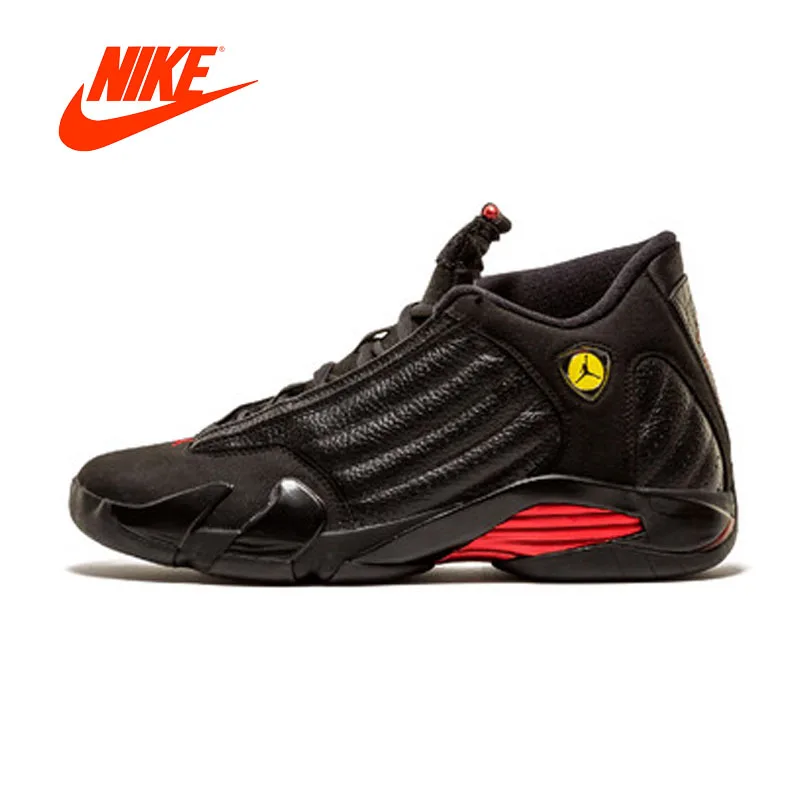 

Authentic NIKE Air Jordan 14 Retro "Last Shot" - 311832-010 Men's Original New Arrival Basketball Shoes Sneakers Sport Outdoor