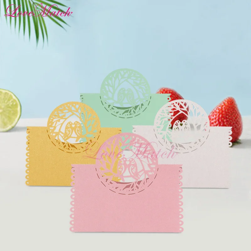 40pcs Laser Cut Bird Table Name Place Card Wedding Party Paper Card for Guest Table Decoration Marriage Wedding Accessories
40pcs Laser Cut Bird Table Name Place Card Wedding Party Paper Card for Guest Table Decoration Marriage Wedding Accessories