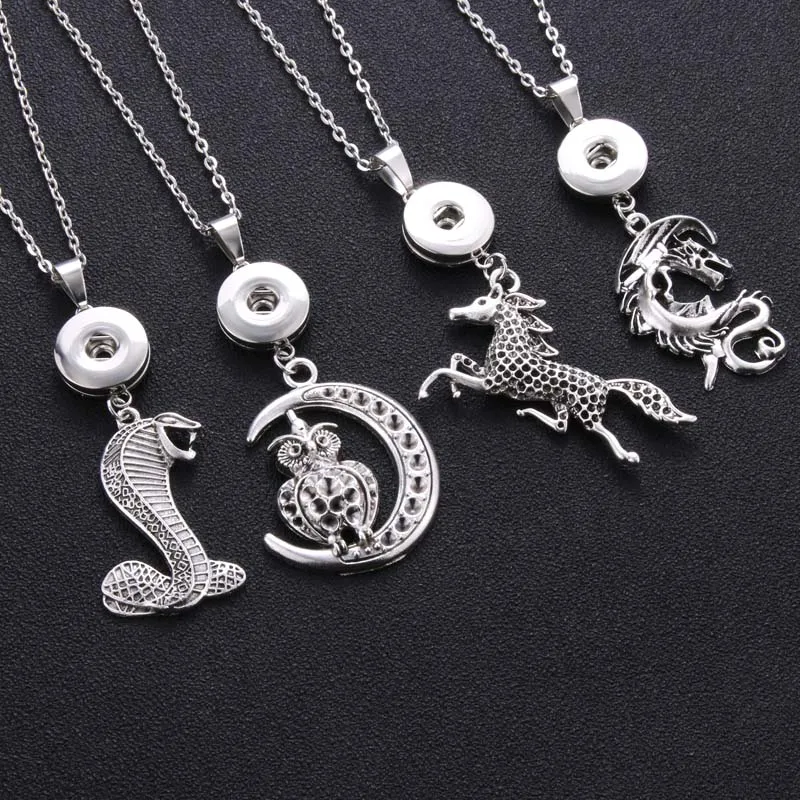 New Horse Snap Jewelry Simple 18mm Snap Button Necklace with 60cm Chains DIY Vintage Snap Pendant Necklace for Women Necklaces
New Horse Snap Jewelry Simple 18mm Snap Button Necklace with 60cm Chains DIY Vintage Snap Pendant Necklace for Women Necklaces