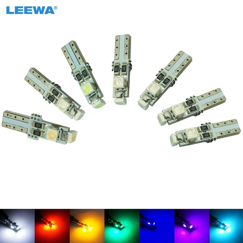 LEEWA 100X оптовая торговля DC12V автомобиль T5 74 17 0,5 W 3SMD 1210/3528 Canbus без ошибок светодиодная лампа 7 цветов # CA2085
LEEWA 100X оптовая торговля DC12V автомобиль T5 74 17 0,5 W 3SMD 1210/3528 Canbus без ошибок светодиодная лампа 7 цветов # CA2085