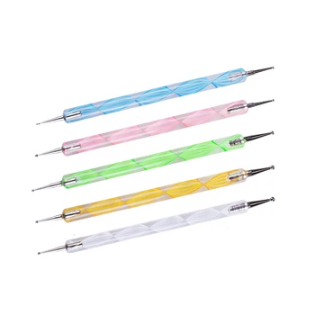 5pcs 2 Way Marbleizing Dotting Manicure Tools Painting Pen Nail Art Design Paint Nail Tool Nail Art Pen Set For UV Gel BE620
5pcs 2 Way Marbleizing Dotting Manicure Tools Painting Pen Nail Art Design Paint Nail Tool Nail Art Pen Set For UV Gel BE620