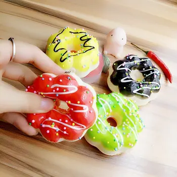 Cartoon Donut Pinch Squishy Pressure Pressure Decompression Toys Slow Rebound Squeeze Doughnut Toys For Children Color Random
Cartoon Donut Pinch Squishy Pressure Pressure Decompression Toys Slow Rebound Squeeze Doughnut Toys For Children Color Random