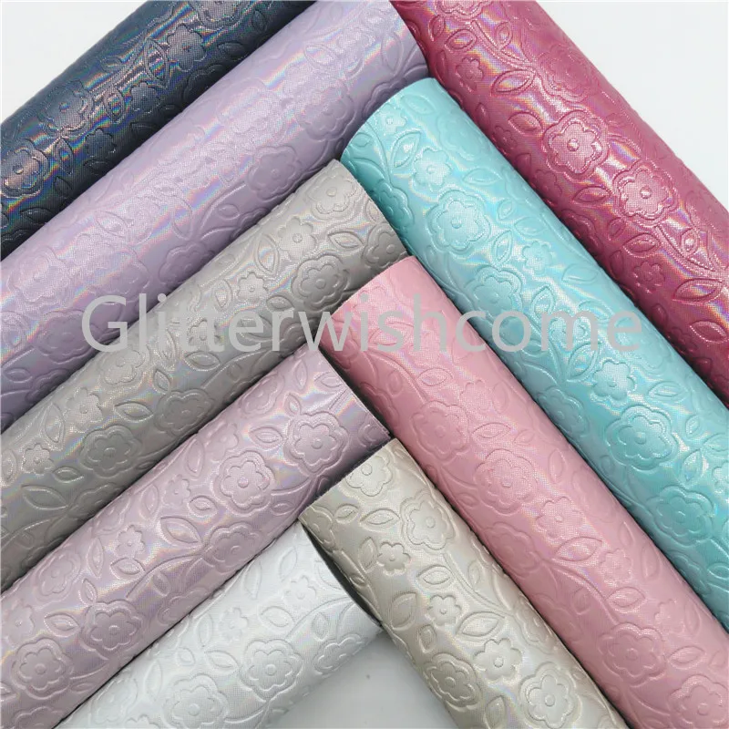 Glitterwishcome 21X29CM A4 Size Flowers Faux Leather Fabric, Iridescent Synthetic leather Fabric Sheets Vinyl for Bows, GM416A
Glitterwishcome 21X29CM A4 Size Flowers Faux Leather Fabric, Iridescent Synthetic leather Fabric Sheets Vinyl for Bows, GM416A