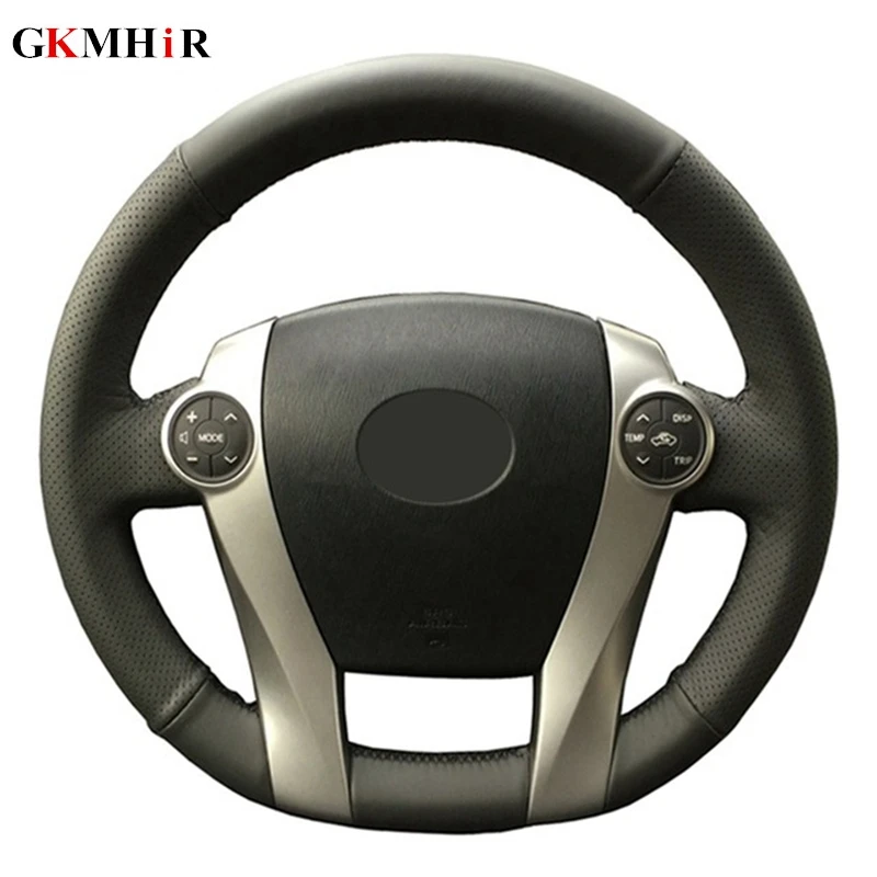 Genuine Leather Hand-Stitched Black Car Steering Wheel Cover for Toyota Prius 2009-2015 Aqua 2014 2015
Genuine Leather Hand-Stitched Black Car Steering Wheel Cover for Toyota Prius 2009-2015 Aqua 2014 2015