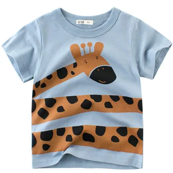 Summer Baby Boys Clothes Children Short Sleeve Tee Tops Kids Girls Sika Deer Print Cotton Brand Funny T Shirts
Summer Baby Boys Clothes Children Short Sleeve Tee Tops Kids Girls Sika Deer Print Cotton Brand Funny T Shirts