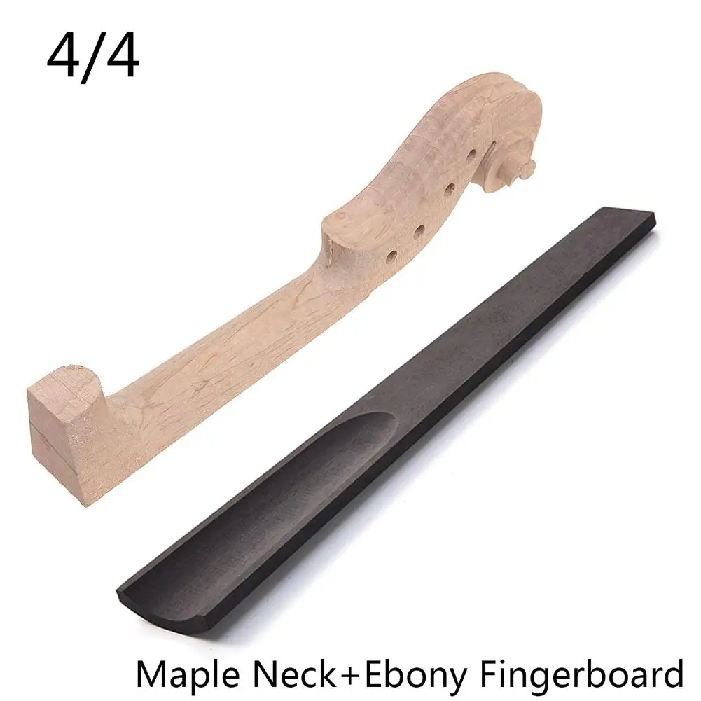 4/4 Violin Parts High Quality Violin Neck Flame Maple Neck Carved Scroll Ebony Fingerboard Pure Handmade Violin Accessories
4/4 Violin Parts High Quality Violin Neck Flame Maple Neck Carved Scroll Ebony Fingerboard Pure Handmade Violin Accessories