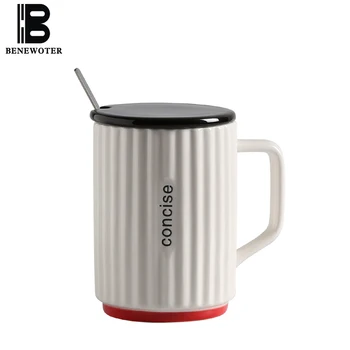 420ML Brief Office Drinkware Creative Nordic Style Ceramics Coffee Mug Milk Fruit Juice Cup Water Cup Breakfast Mug with Lid Kit
420ML Brief Office Drinkware Creative Nordic Style Ceramics Coffee Mug Milk Fruit Juice Cup Water Cup Breakfast Mug with Lid Kit