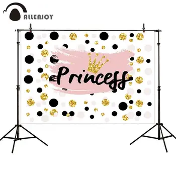 Allenjoy girl princess golden crown pink sequin dots children celebration backdrop camera photography wallpapers for shooting
Allenjoy girl princess golden crown pink sequin dots children celebration backdrop camera photography wallpapers for shooting