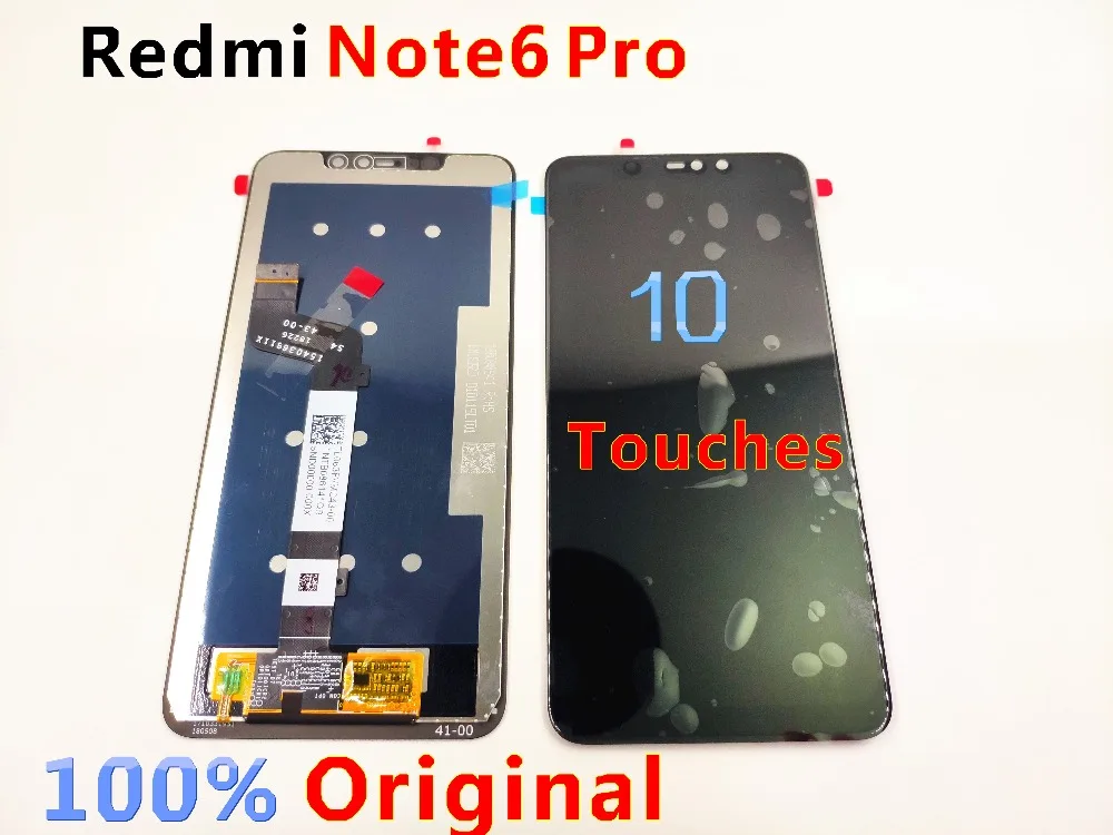 Original for Xiaomi Redmi Note 6 Pro Display Screen Touch + Frame Assembly LCD Display Touch Screen Repair Parts
Original for Xiaomi Redmi Note 6 Pro Display Screen Touch + Frame Assembly LCD Display Touch Screen Repair Parts