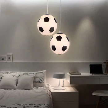 Modern LED Pendant Lights Glass Football Basketball Pendant Lamps Living Room Lovely Light Children Room Decor Kitchen Fixtures
Modern LED Pendant Lights Glass Football Basketball Pendant Lamps Living Room Lovely Light Children Room Decor Kitchen Fixtures
