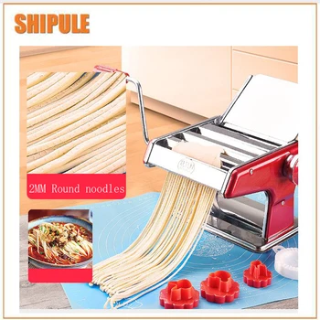 Stainless Steel Pasta Making Machine Red Siver Deluxe Pasta Machine Noodle Maker
Stainless Steel Pasta Making Machine Red Siver Deluxe Pasta Machine Noodle Maker