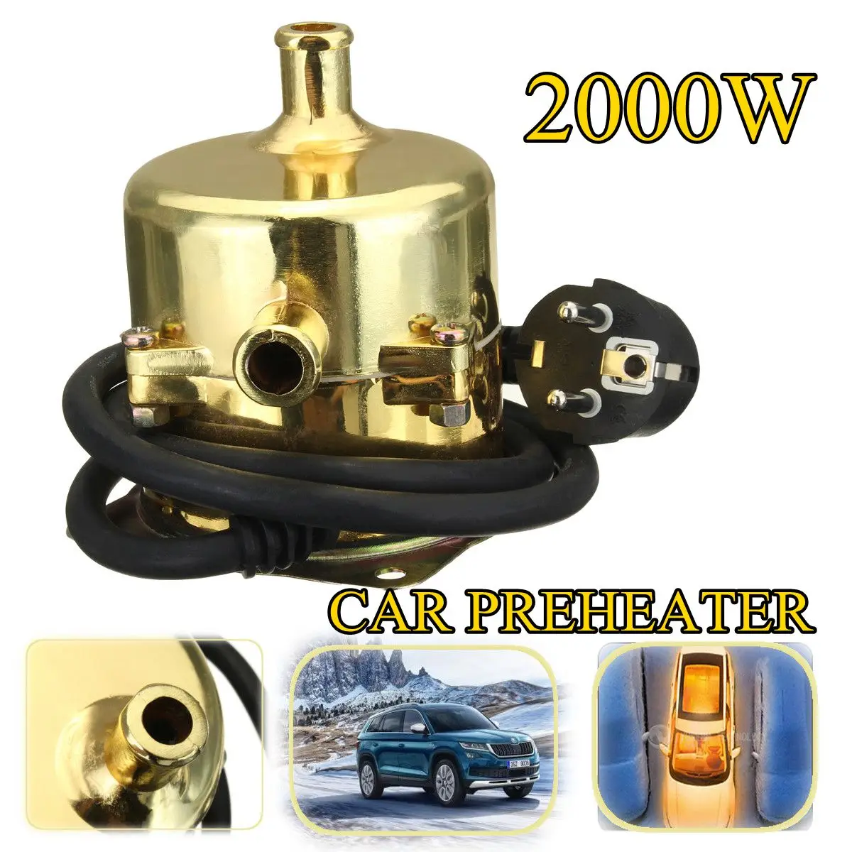 Engine Preheater Heater 2KW 220V Car Demister Air Warmer Defogger Heating Machine Conditioner Warmer
Engine Preheater Heater 2KW 220V Car Demister Air Warmer Defogger Heating Machine Conditioner Warmer